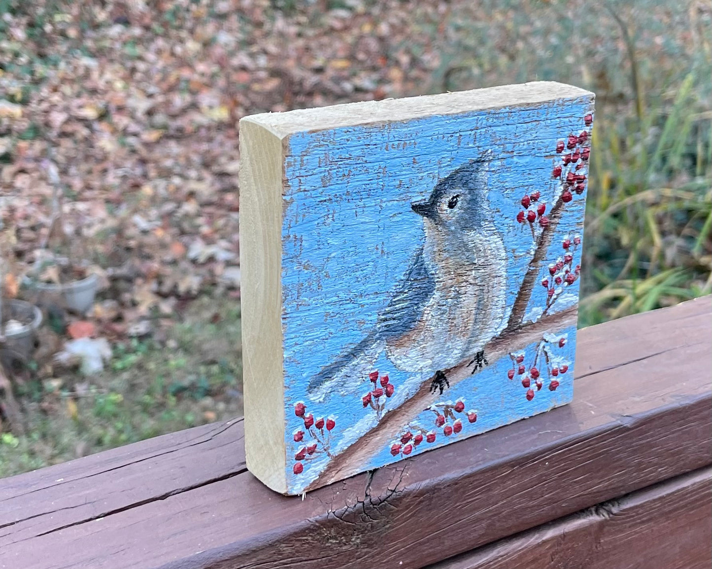 Titmouse painting