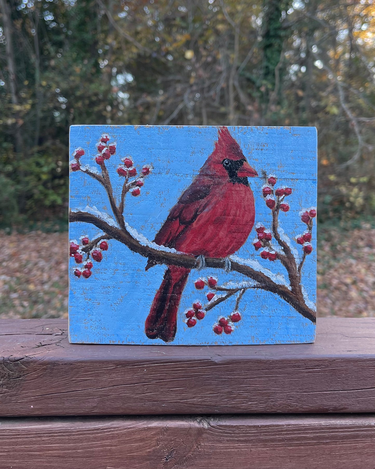 Cardinal painting