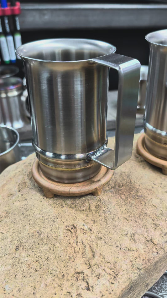 Tall boy welded cup