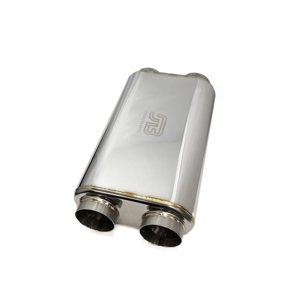 Stainless Bros dual outlet mufflers