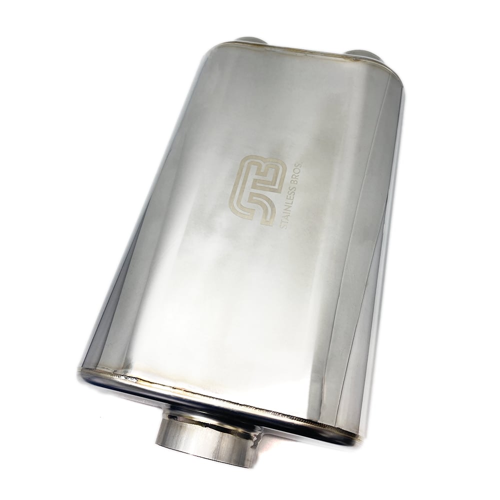 Stainless Bros dual outlet mufflers